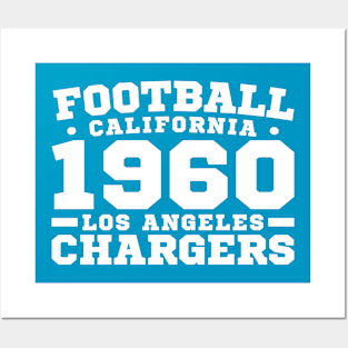 Football California 1960 Los Angeles Chargers Posters and Art